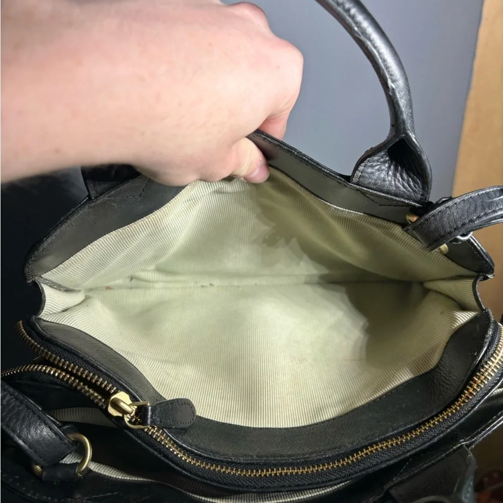 Radley London Millbank Black Leather Satchel